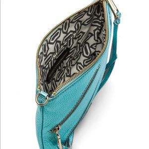 Rebecca Minkoff Teal Moto Rocker Crossbody NWT